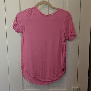 Bright Pink Crepe Blouse